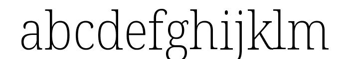 Noto Serif Georgian SemiCondensed ExtraLight Font LOWERCASE