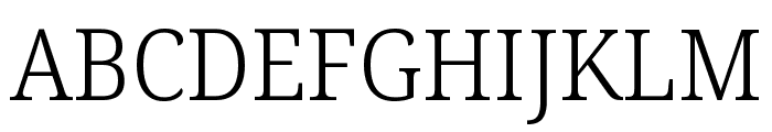 Noto Serif Georgian SemiCondensed Light Font UPPERCASE