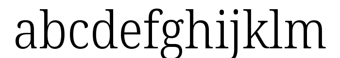 Noto Serif Georgian SemiCondensed Light Font LOWERCASE