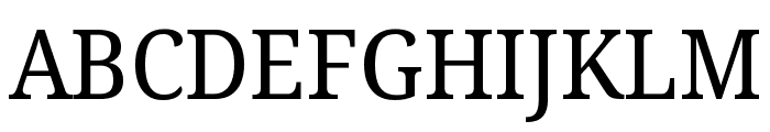 Noto Serif Georgian SemiCondensed Regular Font UPPERCASE