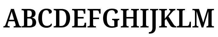 Noto Serif Georgian SemiCondensed SemiBold Font UPPERCASE