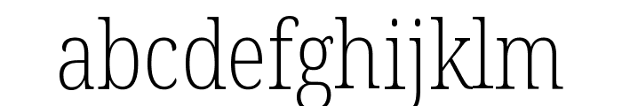 Noto Serif Sinhala Condensed ExtraLight Font LOWERCASE