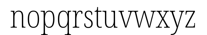 Noto Serif Sinhala Condensed ExtraLight Font LOWERCASE