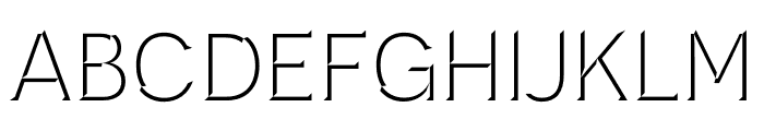 Novecento Carved Normal Font UPPERCASE