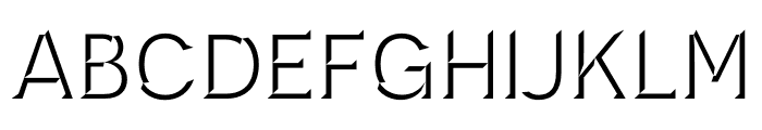 Novecento Carved condensed Medium Font UPPERCASE