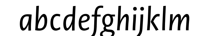 Novel Sans Pro XCmp Italic Font LOWERCASE