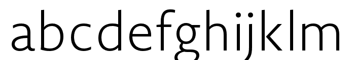 Novel Sans Pro XCmp XLight Font LOWERCASE
