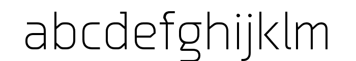 Nubb Light Font LOWERCASE