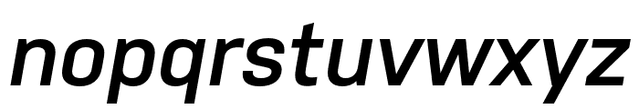 Nudista SemiBold Italic Font LOWERCASE