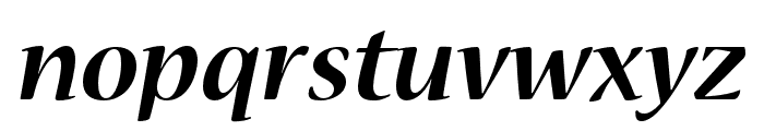 Nueva Std Bold Condensed Italic Font LOWERCASE