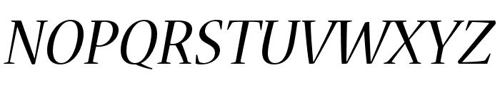 Nueva Std Condensed Italic Font UPPERCASE