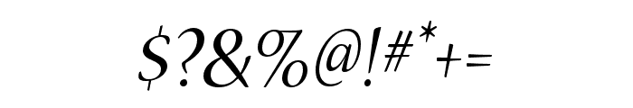 Nueva Std Extended Italic Font OTHER CHARS