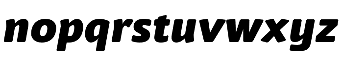 Nuvo Pro Black Italic Font LOWERCASE