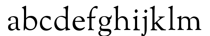 OFL Sorts Mill Goudy Regular Font LOWERCASE