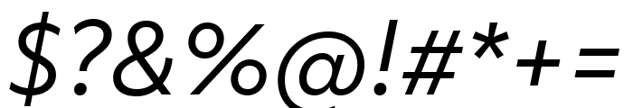 Objektiv Mk1 Italic Font OTHER CHARS