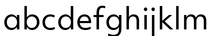 Objektiv Mk1 Regular Font LOWERCASE