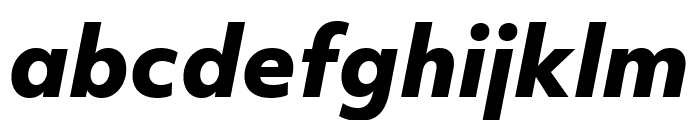 Objektiv Mk3 XBold Italic Font LOWERCASE
