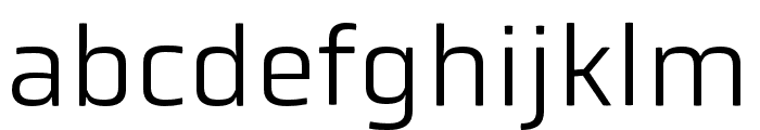 Obvia Expanded Light Font LOWERCASE