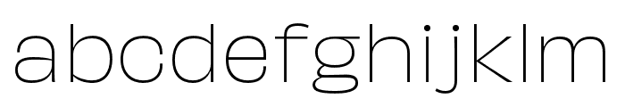Obviously Compressed Light Font LOWERCASE