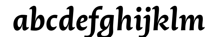 Oculi Display Bold Italic Font LOWERCASE