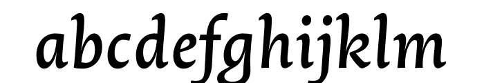 Oculi Display Medium Italic Font LOWERCASE