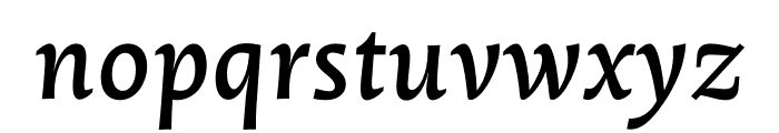 Oculi Display Medium Italic Font LOWERCASE