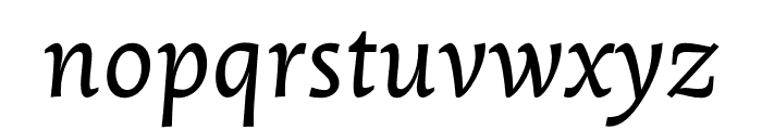 Oculi Display Regular Italic Font LOWERCASE