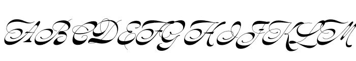 Oddity Script Regular Font UPPERCASE