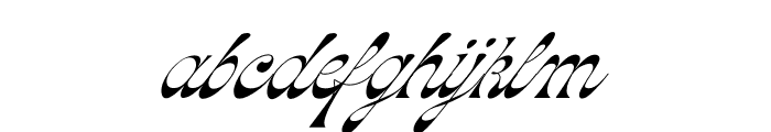 Oddity Script Regular Font LOWERCASE