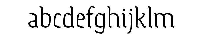 Ode Semilight Font LOWERCASE