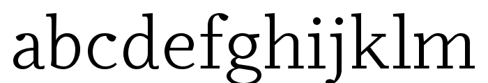 Odile Upright Italic Regular Font LOWERCASE