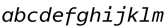 Odisseia Regular Italic Font LOWERCASE