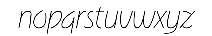 Ohno Casual Variable Thin Font LOWERCASE