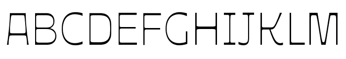 Ojuju Light Font UPPERCASE