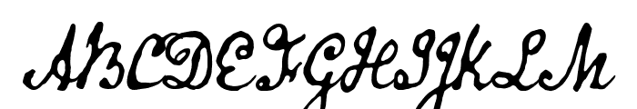 Old Man Eloquent Regular Font UPPERCASE