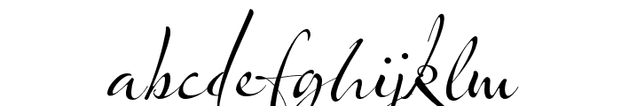 Olicana Smooth Font LOWERCASE