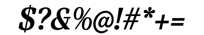 Orbital Bold Italic Font OTHER CHARS