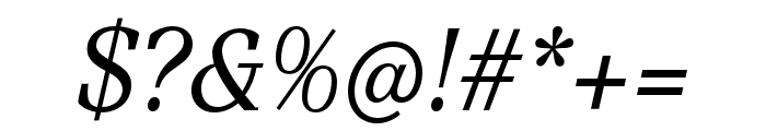 Orbital Italic Font OTHER CHARS