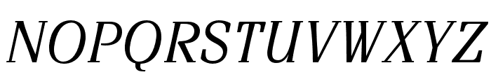 Orbital Italic Font UPPERCASE