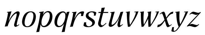 Orbital Italic Font LOWERCASE