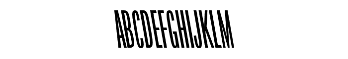 Origin Super Condensed Bold Backslant Font UPPERCASE