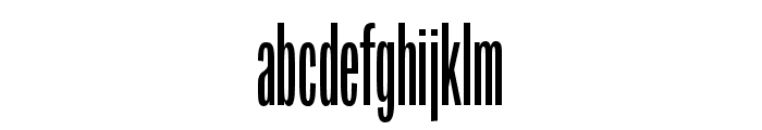 Origin Super Condensed Bold Font LOWERCASE