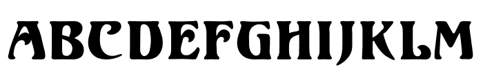 Ortem MN Regular Font UPPERCASE