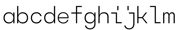 Ouma Devanagari Light Font LOWERCASE