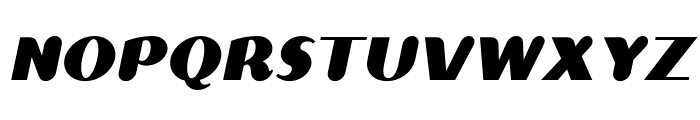 P22 Akebono Italic Font UPPERCASE