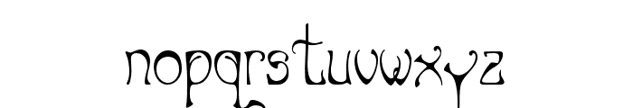 P22 Art Nouveau Bistro Font LOWERCASE