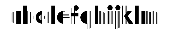 P22 Bifur F Font LOWERCASE