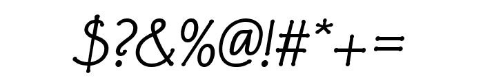 P22 Eaglefeather Italic Font OTHER CHARS