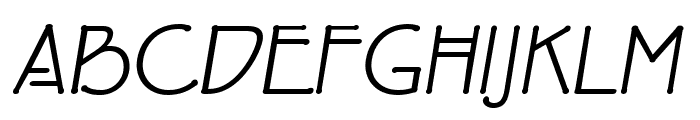 P22 Eaglefeather Italic Font UPPERCASE