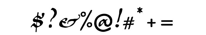 P22 Elizabethan Regular Font OTHER CHARS